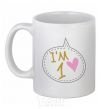 Ceramic mug I am 1 White фото