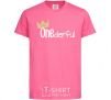 Детская футболка Mr ONEderful Ярко-розовый фото