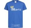 Детская футболка Mr ONEderful Ярко-синий фото