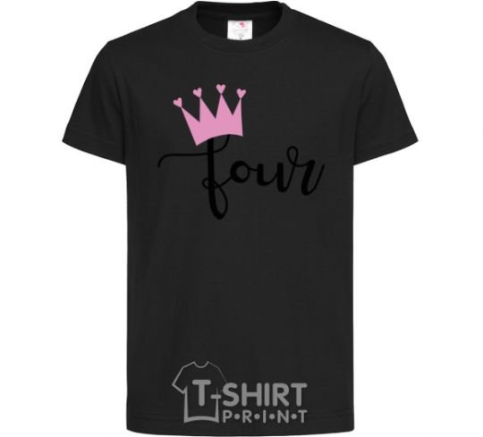 Детская футболка Four crown Черный фото