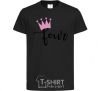 Kids T-shirt Four crown black фото