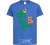 Kids T-shirt Birthday boy 5 royal-blue фото