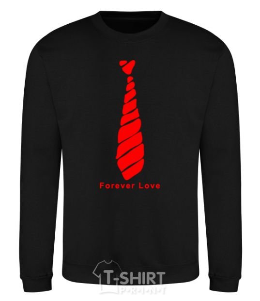 Sweatshirt Forever Love her black фото