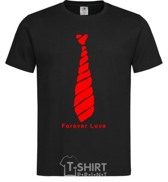 Men's T-Shirt Forever Love her black фото