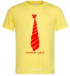 Men's T-Shirt Forever Love her cornsilk фото