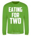 Sweatshirt Eating for two orchid-green фото