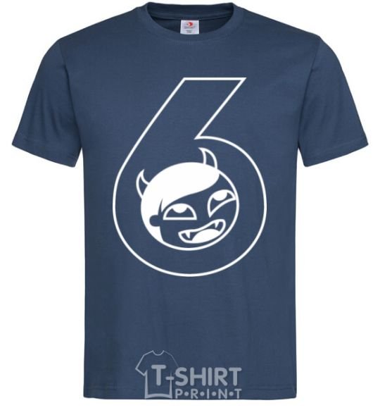 Men's T-Shirt 6 Devil navy-blue фото