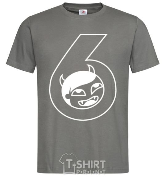 Men's T-Shirt 6 Devil dark-grey фото