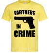Men's T-Shirt Partners in crime he cornsilk фото