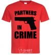 Men's T-Shirt Partners in crime he red фото