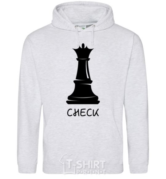 Men`s hoodie Check sport-grey фото