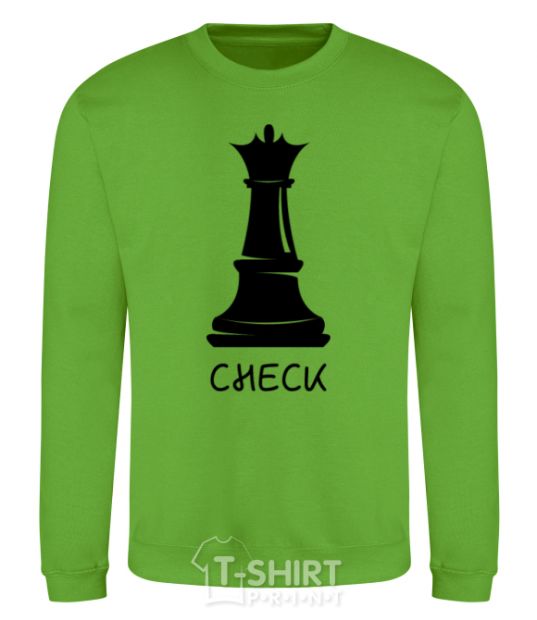 Sweatshirt Check orchid-green фото