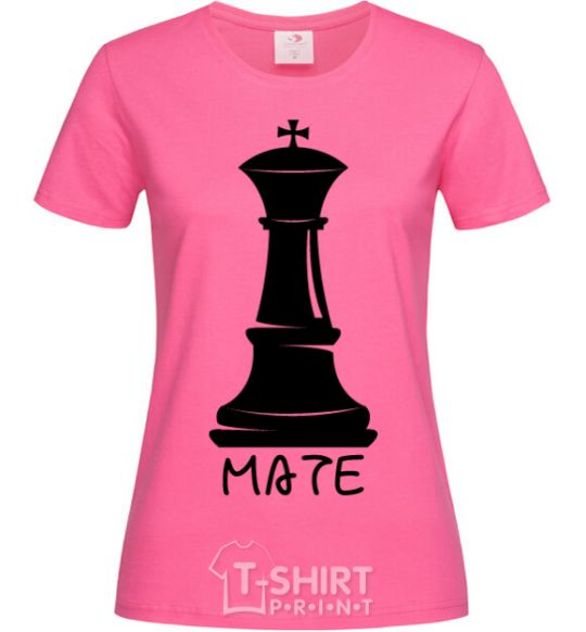 Женская футболка Mate Ярко-розовый фото