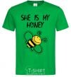 Men's T-Shirt She is my honey kelly-green фото