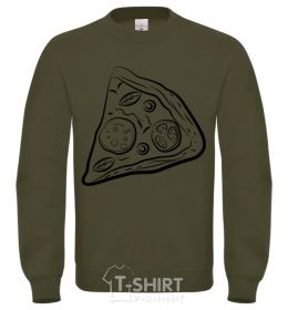 Sweatshirt PIZZA CAN'T BREAK MY HEART sand фото