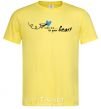 Men's T-Shirt Take me to your heart cornsilk фото