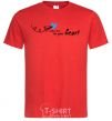 Men's T-Shirt Take me to your heart red фото