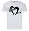 Мужская футболка My heart is yours Белый фото