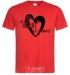 Men's T-Shirt My heart is yours red фото