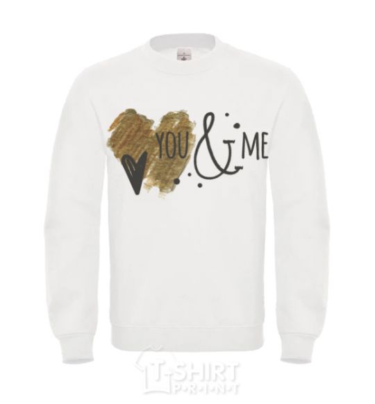 Sweatshirt You and me White фото