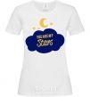 Women's T-shirt You are my stars White фото