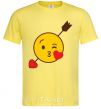 Мужская футболка Smile kiss Лимонный фото