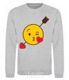 Sweatshirt Smile kiss sport-grey фото
