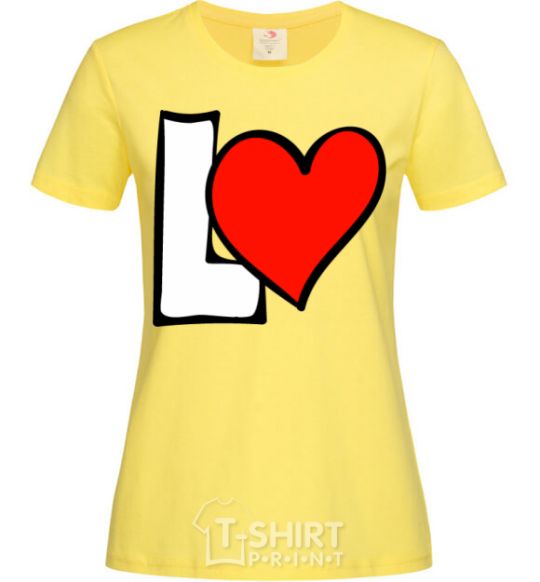 Женская футболка Lo Лимонный фото