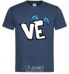 Мужская футболка VE Темно-синий фото
