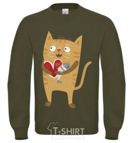 Sweatshirt Cat girl love sand фото
