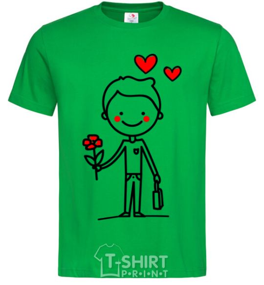 Мужская футболка Amore boy Зеленый фото