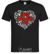 Men's T-Shirt Happy Valentines day black фото