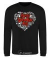 Sweatshirt Happy Valentines day black фото