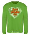 Sweatshirt Happy Valentines day orchid-green фото