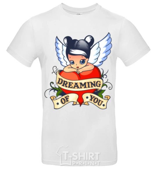 Men's T-Shirt Dreaming about you White фото