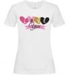 Women's T-shirt Love you inscription White фото