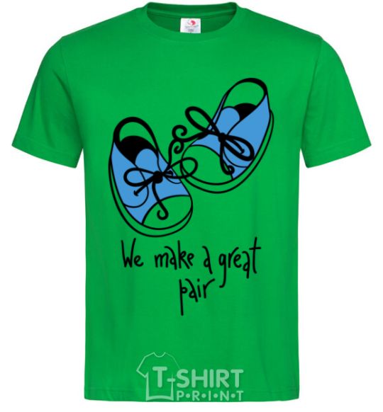 Men's T-Shirt We make a great pair he kelly-green фото