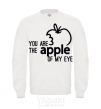 Sweatshirt You are like apple of my eye White фото