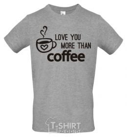 Men's T-Shirt Low charge needs coffee black фото