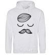 Men`s hoodie Romantic boy sport-grey фото