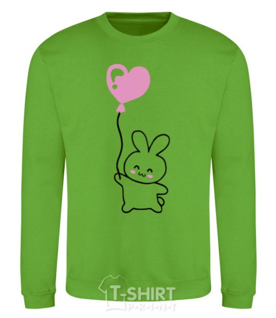 Sweatshirt Bunny love orchid-green фото