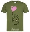 Men's T-Shirt Bunny love millennial-khaki фото