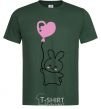 Men's T-Shirt Bunny love bottle-green фото