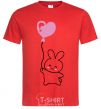 Men's T-Shirt Bunny love red фото