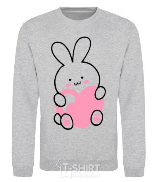 Sweatshirt Love bunny sport-grey фото