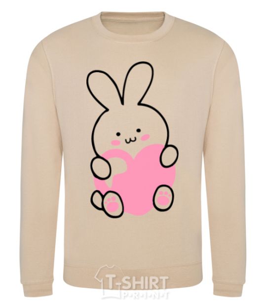 Sweatshirt Love bunny sand фото