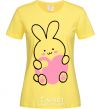 Women's T-shirt Love bunny cornsilk фото