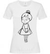 Women's T-shirt Sweet girl version 2 White фото