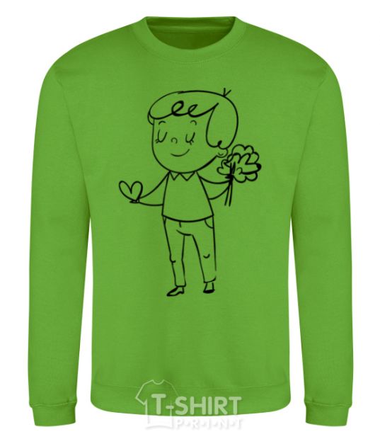 Sweatshirt Sweet boy orchid-green фото