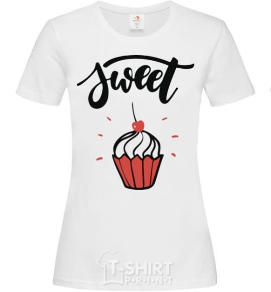 Women's T-shirt Sweet White фото